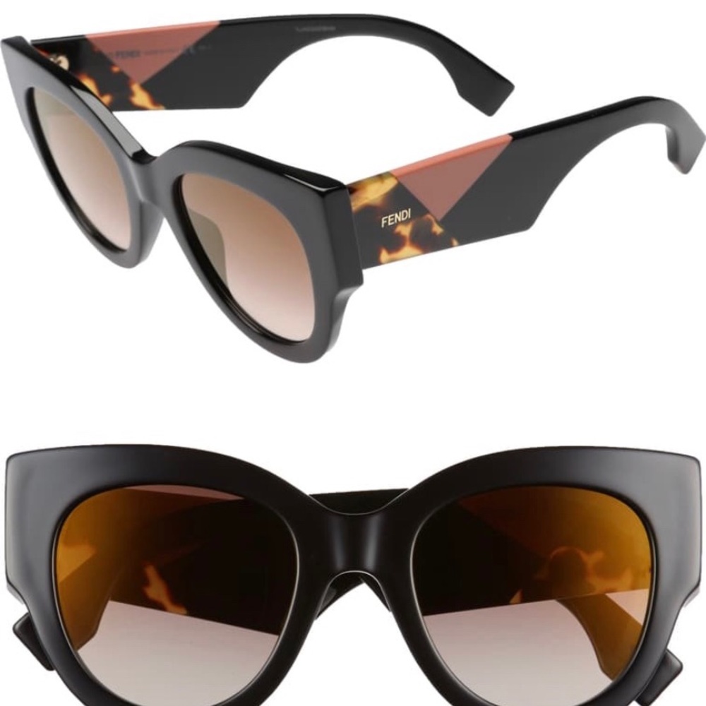 Fendi 51mm Cat Eye Sunglasses